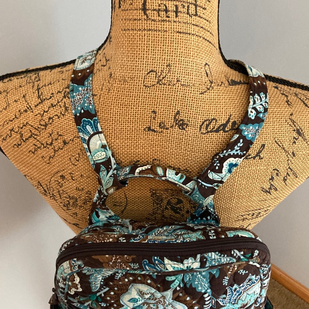 Vera Bradley Java Blue Mini Backpack Made In Usa - image 2